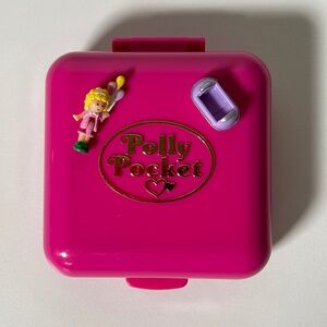 Vintage 1989 Bluebird Polly Pocket World Fun Fair Amusement Park Complete(21C)